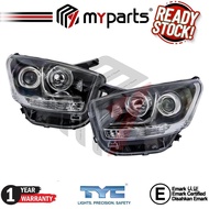 TYC Taiwan Perodua Axia 2017~2019 (E Spec / G Spec) Head Lamp Headlight Headlamp Lamp Lampu Depan Le