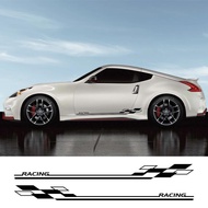 Car Door Side Sticker Vinyl Decals Exterior Decor For Nissan 350Z 370Z Z-Cars Fairlady Z33 Z34 Racin