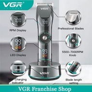 VGR Professional ผมปรับ Trimmer Finishing ซีดจางผสมปัตตาเลี่ยนไฟฟ้าอุปกรณ์ตัดผมเครื่องเล็มเคราเครื่อ