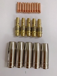 [ Giá Tiết Kiệm ] Combo 10 bép 15AK - 5 nối bép 15AK - 5 chụp khí 15AK 1.0-Dùng Cho Tay Hàn Mig 15AK