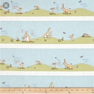 American Cloth Guess How Much I Love You Rabbit Picture Book Cotton