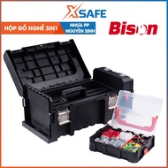 Bison 21inch BS 3IN1 Tool Box511001 Virgin plastic, aluminum handle, stainless steel latch