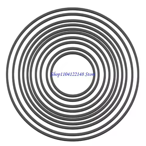 P9FA Square Rubber Belt 1.2mm Thickness 105mm-150mm Folded Option for Square Tape