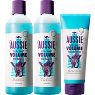 Aussie Aussie Kangaroo Sea Salt Oil Control Fluffy Volumizing Shampoo 300ml * 2+Conditioner 200ml