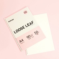 A4 Bookpaper Loose leaf - GRID by Bukuqu