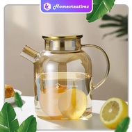 Homecreativez - Cipin Glass Teapot Tea Coffee Pitcher Borosilicate Glass - TK13