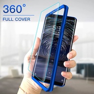 360 Protection For Samsung Galaxy J2 core pro J4 J6 J8 plus + 2018 J260 Shockproof Phone Case + Tempered Glass