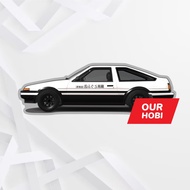 Toyota AE86 Takumi Tofu Shop Drift Sticker