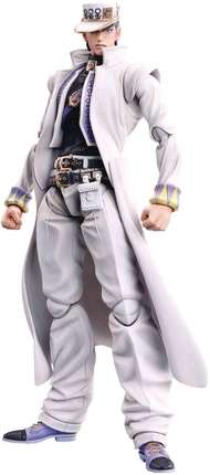 MediCos JoJo's Bizarre Adventure Part 4: Chozo Kado Jotaro Kujo Super Action Statue Figure, Multicol