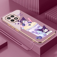 Casing Honor X6 X6S X6A X6B X8 X8A X8B X8C4G 5G Ice Cream Kuromi Phone Case soft Silicone protect