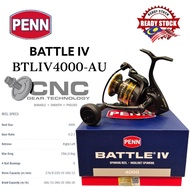 PENN 2024 BATTLE IV BTLIV4000/3000-AU SALTWATER SPINNING FISHING REEL