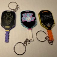 Pickle ball Paddle Keychains, Loco, Shogun, Invader, Fatboy