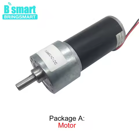Bringsmart JGB37-3157 Slowdown Motor Large Torque DC Gearbox 12Volt Customized Tubular Permanent Mag