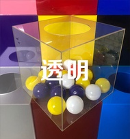 Lottery box//// Acrylic Lucky Draw Box, Transparent, Customized LOGO Lucky Draw Box, No Ball, Separa