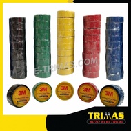 3M Temflex PVC Insulation Electrical Wiring Wire Wrap Balut Wayar Lampu Black GU Tape