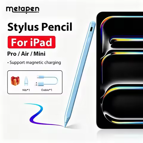 Metapen A8 iPad Pencil for Apple Pencil 2018-2026, 4Min Fast Charge,Magnetic Attachment Stylus Pen f