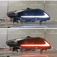 CITY TMO GM2 2008 - 2012 Lexus Design Double Led Projector Headlamp With Demon Eyes Signal Runnin