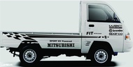 terbaru stiker mobil pick up tss stiker mobil pick up mitsubishi colt t120ss