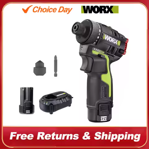 WORX 12V Brushless Driver Electromechanical Drill WU129 12V Lithium Battery Screwdriver Multifunctio