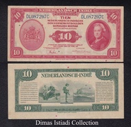 Uang Kuno 10 Gulden 1943 Seri NICA