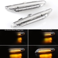 Auto Department Store Side Light Fender Side Light Always Bright Yellow Light Turn Signal Suitable for BMW BMW1/3/5 Series E46 E87X1X3 Running Water Fender Side Light Side Turn Signal