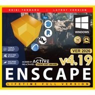 Enscape v4.19 2026 Premium & Asset Libraries for Revit 2026 & SketchUp 2026🔥 Modded for more stable 