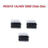 Bag of 10 - SS14 - Schottky Diode IN5819 1A/40V SMD Pin - Fast Diode 5819, 1N5819 Pin