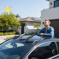 [JBTH] 2Pcs Personalized Universal Car 3D Dragon Horn Roof Decoration Creative & Cool Car Exterior A