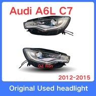 For 12-15 Audi A6L headlight A6 C7 headlight LED Original Used C7 PA Headlight head light