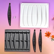 6 Vanilla Pod Mousse Cake Mold Candy Chocolate Mold Ice Cream Ice Cream Silicone Mold