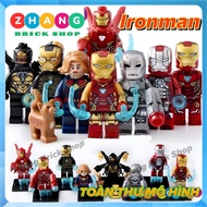 Iron Man MK50 MK85 MK1 MK41 MK5 Captain Marvel Outtrider WM6055 Zhang Brick Shop