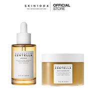[เซตคู่ ] SKIN1004 Madagascar Centella Ampoule 55 ml +Skin1004 Madagascar Centella Quick Calming Pad