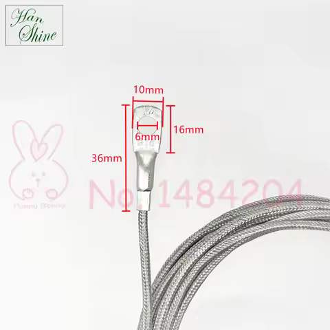 PT100 RTD Class B Temperature Sensor with M6 M4 Bolt Hole 6mm 4mm 3 Wire Shielded Cable Resistant De