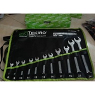Tekiro 11pcs spanner ring wrench