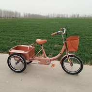 Pedal Human Tricycle Adult Pedal Small Bucket Big Bucket Tricycle/Old Man Scooter Pedal Double Bicycle
