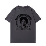 Dylan Harper Harper Harper Harper Spurs Short-Sleeved T-shirt American Washed Short-Sleeved oversize