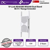 TP-Link RE405BE BE6500 Dual-Band Wi-Fi 7 Range Extender