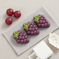 3D Grape Mooncake Cookie Stamp Cutter 25g 50g VA Plastic for Mid-Autumn Festival Baking  Pemotong Ac