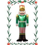 Green Nutcracker soldier 49 inches Merry Christmas theme party decorations aluminum foil balloon