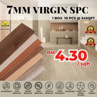 EMPIRE 7MM VIRGIN SPC FLOORING DENGAN IXPE INTERLOCKING FLOORING CLICK SYSTEM SPC TERMURAH MURAH VIN