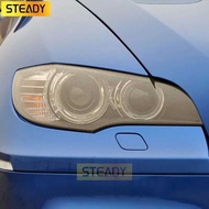 Pcs 2 Car Headlight Protective Film Front Light Transparent Black TPU Sticker For X5 E70 X5m M m