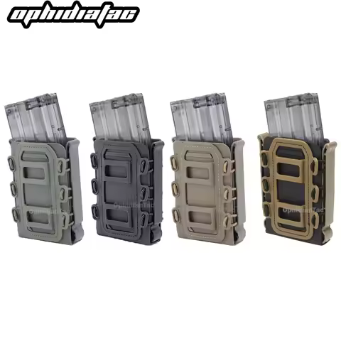 Ophidian Quick Magazine Pouch 5.56mm 7.62mm Molle Belt Clip Quick Connect Bracket Soft Shell Rifle M