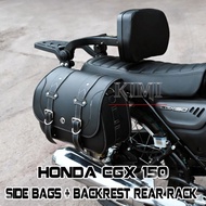 For HONDA CGX150 CGX 150 Motorcycle Quick-release Side Bag Side Bag Stand Backrest Rear Shelf Modifi