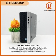 HP PRODESK 400 G6 SFF INTEL CORE I5-9500 UP TO 16GB RAM 512GB NVME SSD USED DESKTOP REFURBISHED PC