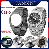 GM2100 Gen5 Casioak Mod kit Watch Case with Screws Watch Band DIY Stainless Steel for GM-2100 All Me