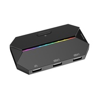 คีย์บอร์ดเล่นเกมตัวแปลงคอนโทรลเลอร์โทรศัพท์เคลื่อนที่แบบผ่านสายสายพร้อมหัวแปลงอะแดปเตอร์สำหรับนินเทน