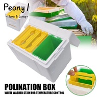 PEONY1 Beekeeper Garden Pollination Box, Foam Bee Hive Box Beekeeping Equipment Queen Bee Breeding B