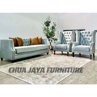 SOFA CHESTERFIELD (MODERN CURVE) 3+1+1 Seater