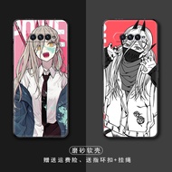 Black Shark 4 Phone Case Chainsaw Man Makima Black Shark 4 Pro Gaming Phone No Hole Pava Reise Anime