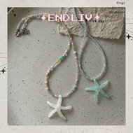 Unique, unique Y2K style starfish beaded necklace - ENDLIV